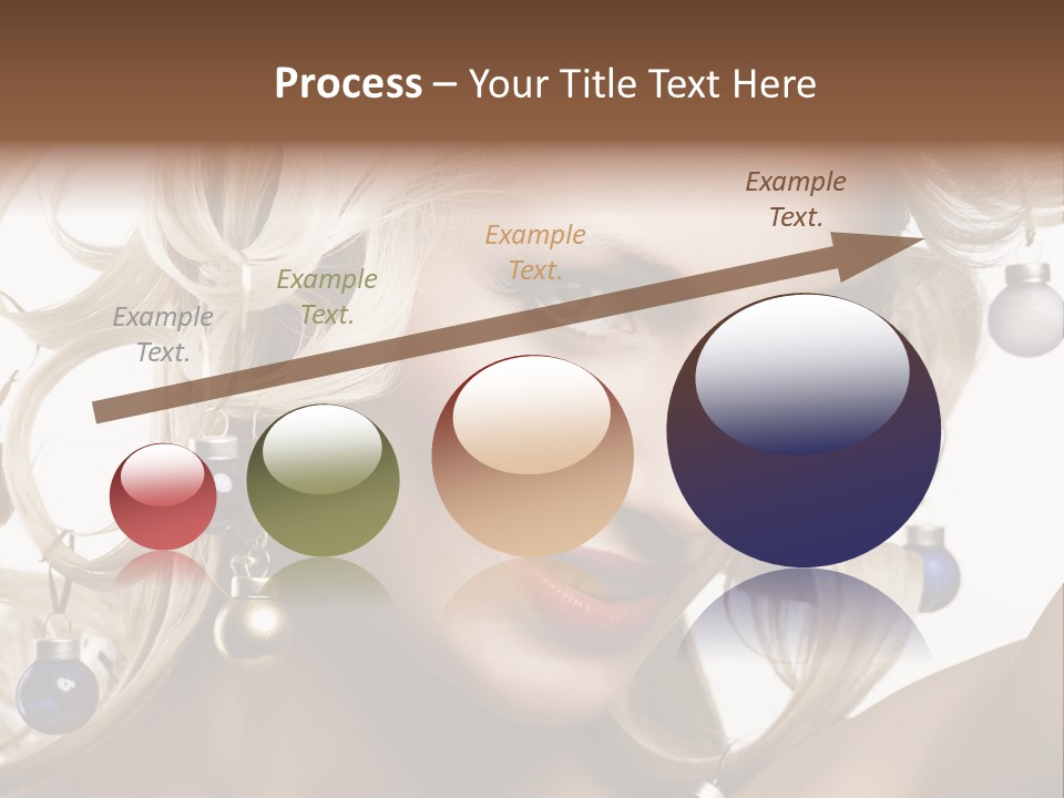 Christmas Hair PowerPoint Template