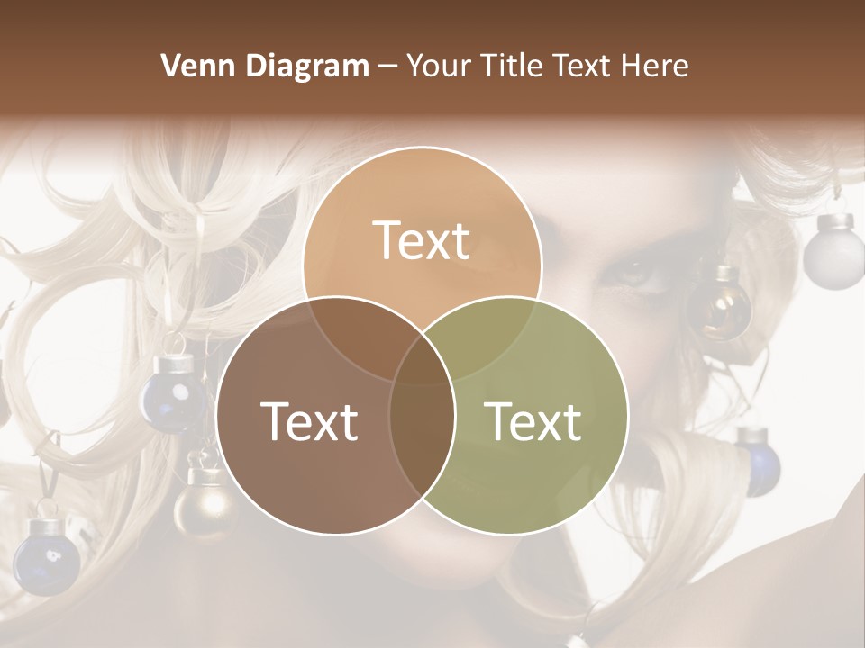 Christmas Hair PowerPoint Template