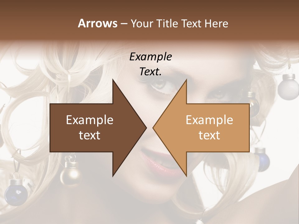 Christmas Hair PowerPoint Template