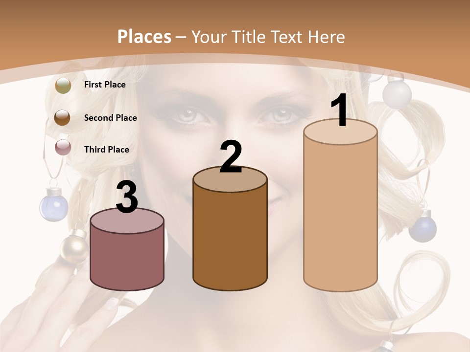 Christmas Hair PowerPoint Template