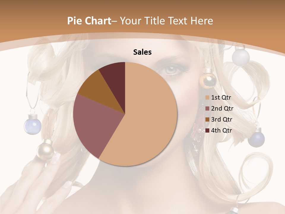 Christmas Hair PowerPoint Template