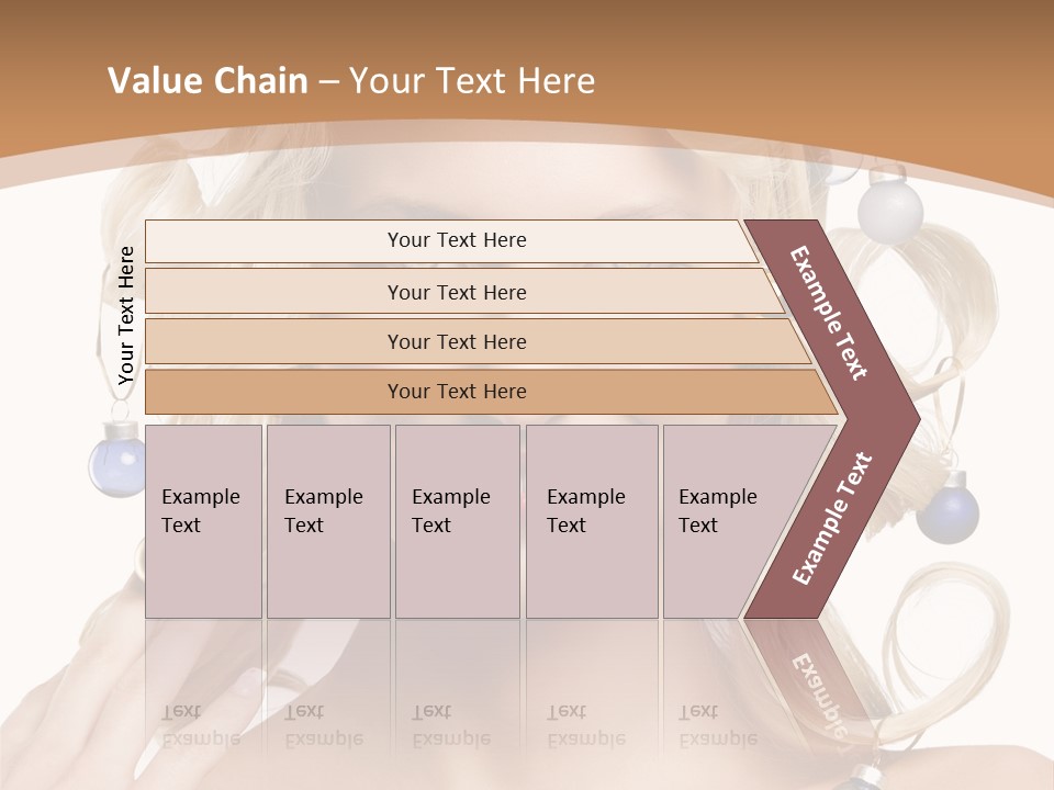 Christmas Hair PowerPoint Template