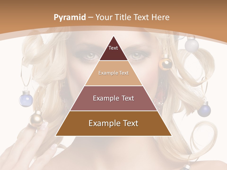 Christmas Hair PowerPoint Template