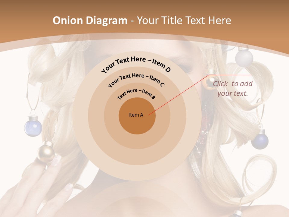 Christmas Hair PowerPoint Template