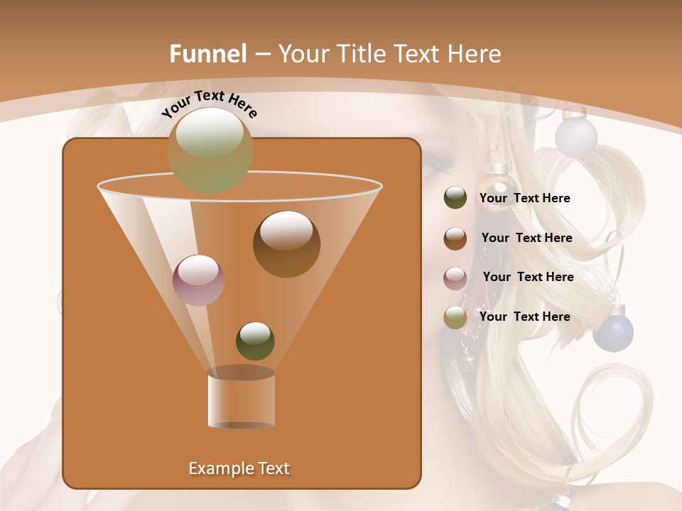 Christmas Hair PowerPoint Template