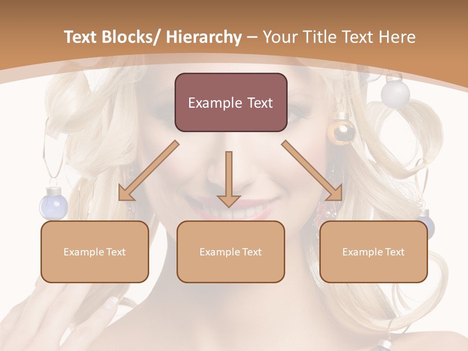 Christmas Hair PowerPoint Template