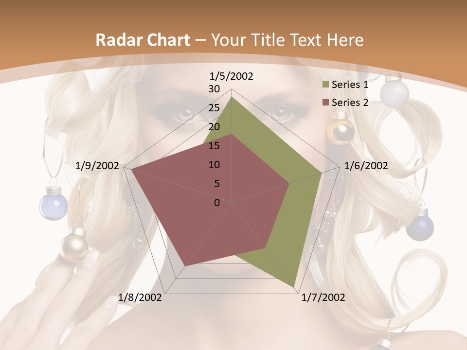 Christmas Hair PowerPoint Template