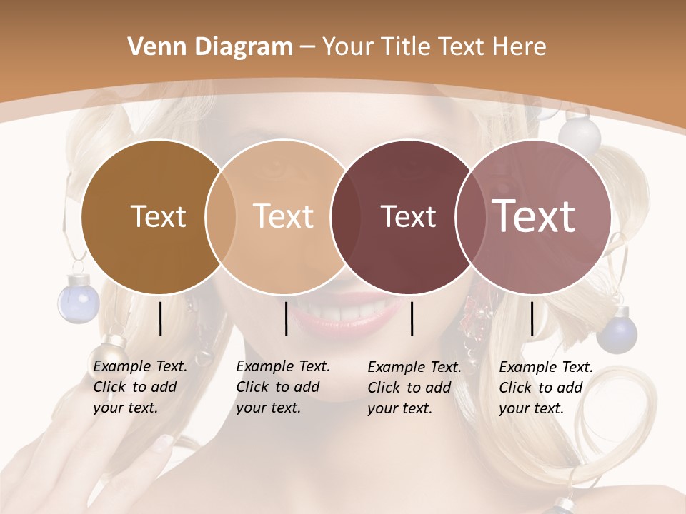 Christmas Hair PowerPoint Template