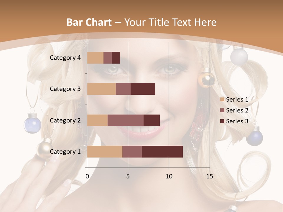 Christmas Hair PowerPoint Template