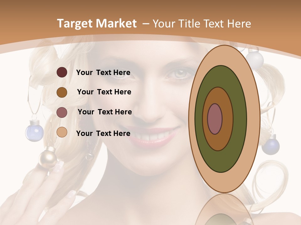 Christmas Hair PowerPoint Template