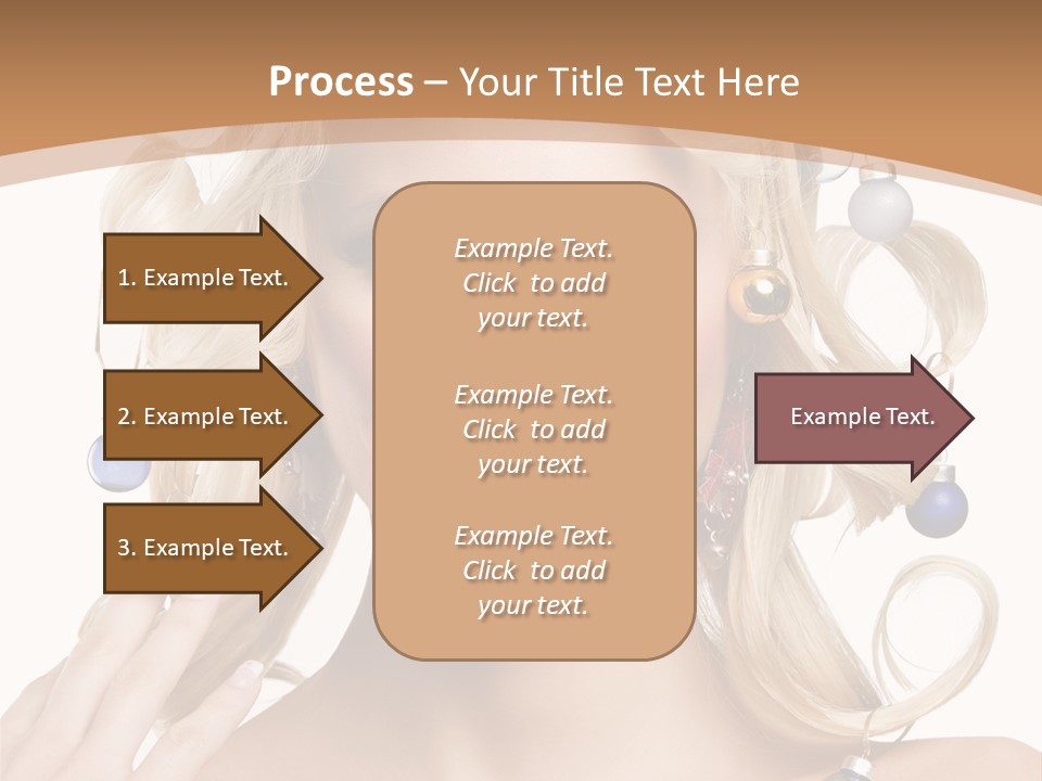 Christmas Hair PowerPoint Template