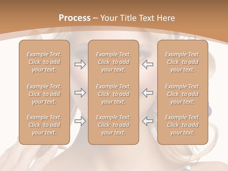 Christmas Hair PowerPoint Template
