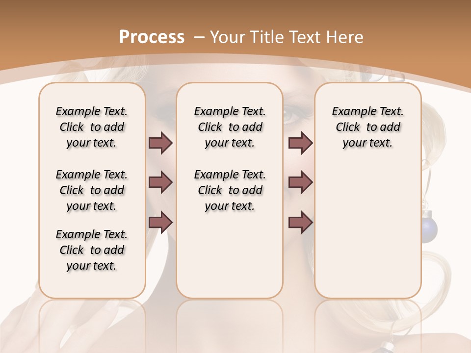 Christmas Hair PowerPoint Template