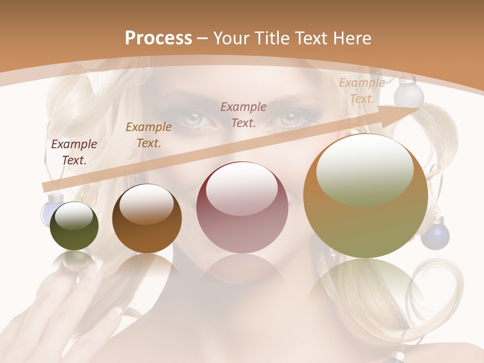 Christmas Hair PowerPoint Template