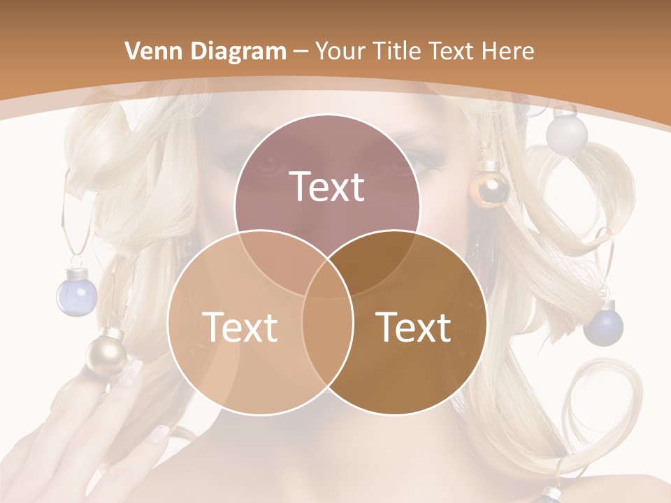 Christmas Hair PowerPoint Template