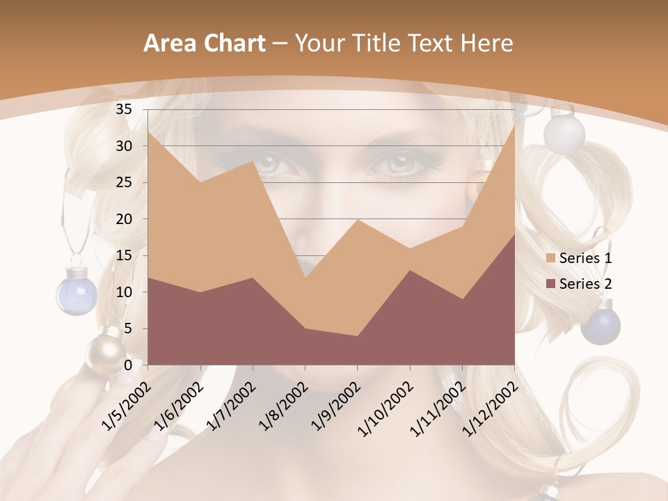 Christmas Hair PowerPoint Template