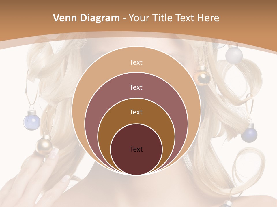 Christmas Hair PowerPoint Template