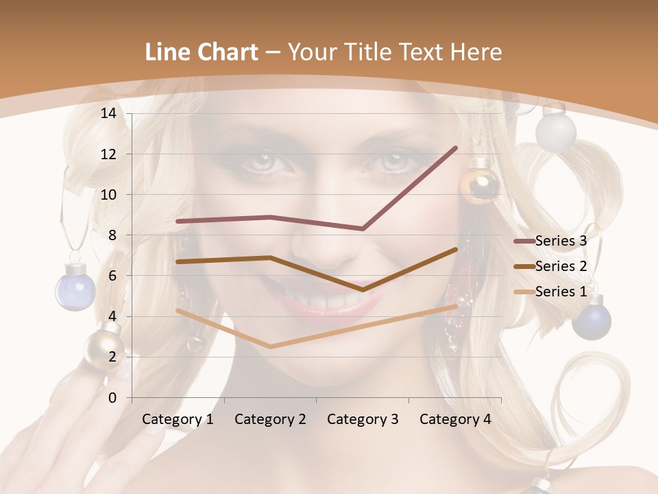 Christmas Hair PowerPoint Template