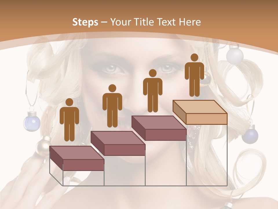 Christmas Hair PowerPoint Template