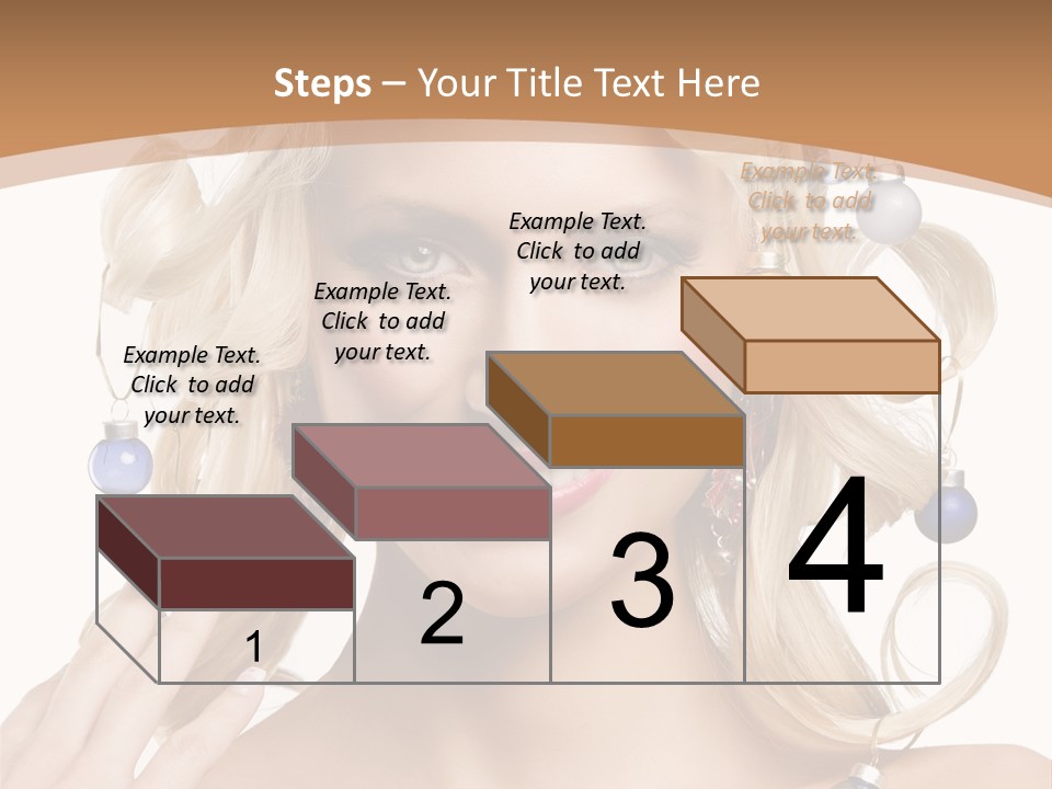 Christmas Hair PowerPoint Template
