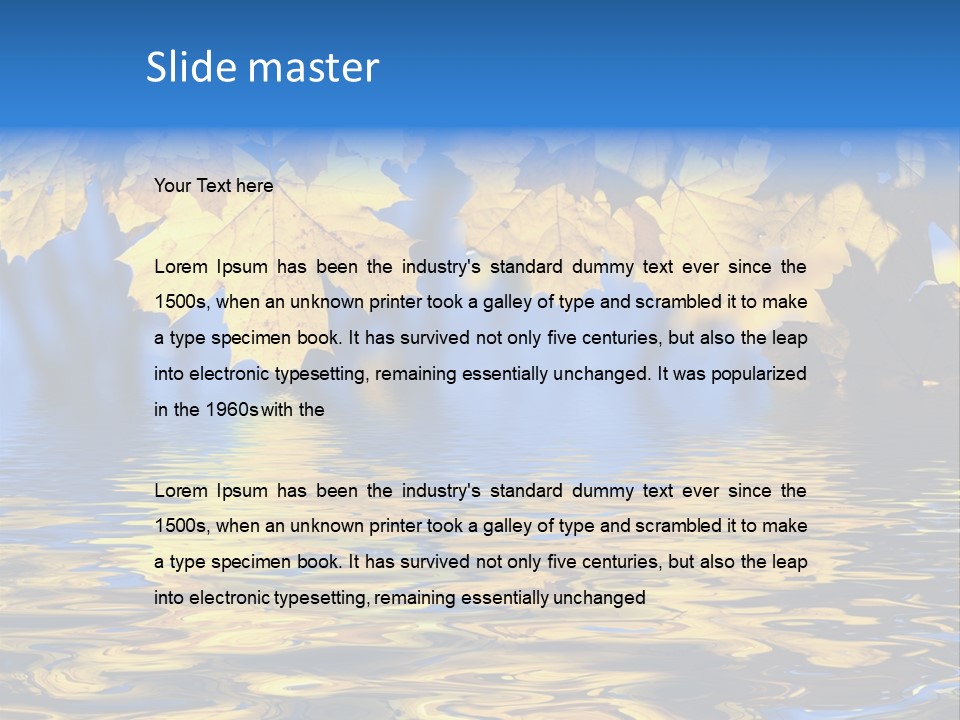 Nature Sky Sunlight PowerPoint Template