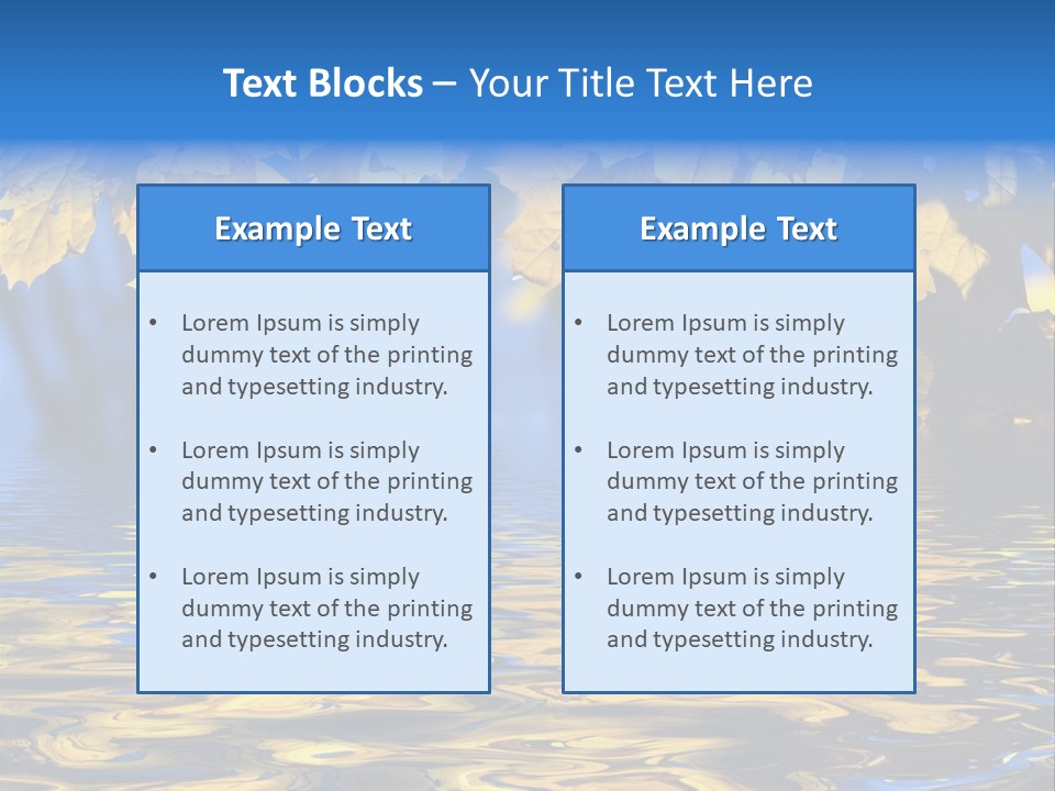 Nature Sky Sunlight PowerPoint Template
