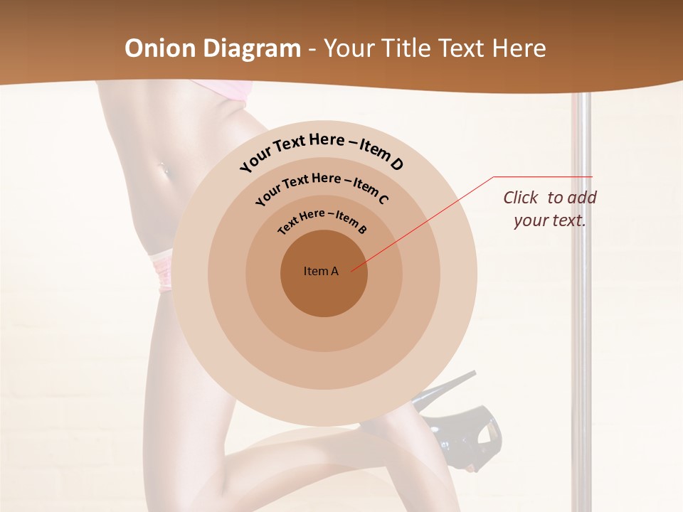 Smiling Underwear Exercising PowerPoint Template