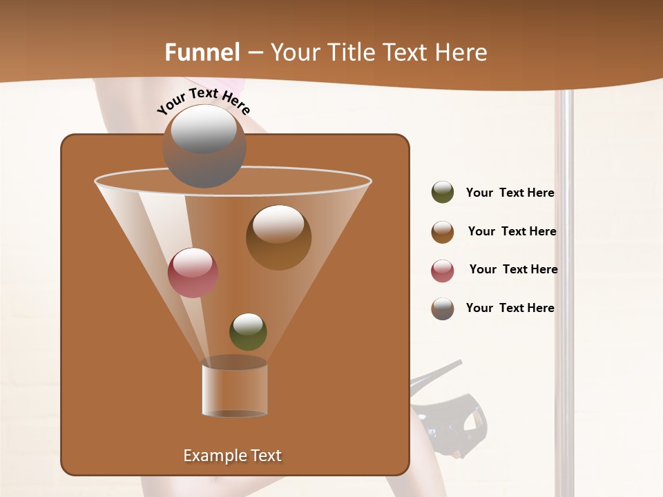 Smiling Underwear Exercising PowerPoint Template