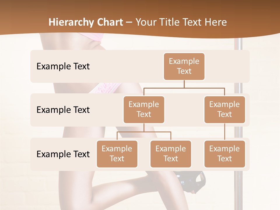 Smiling Underwear Exercising PowerPoint Template