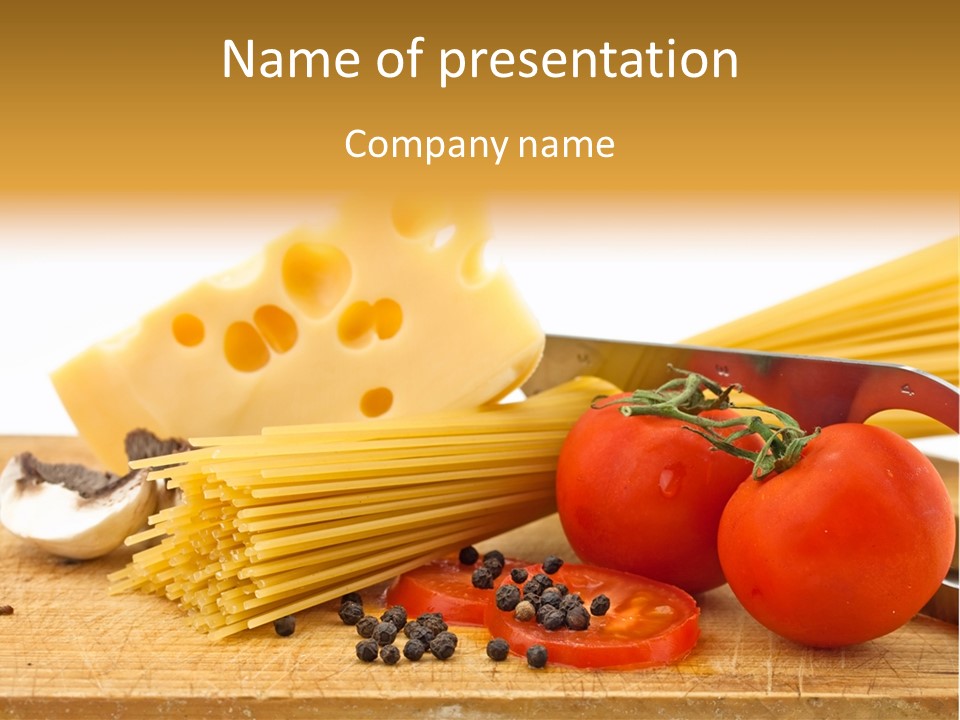 Healthy Sauce Diet PowerPoint Template