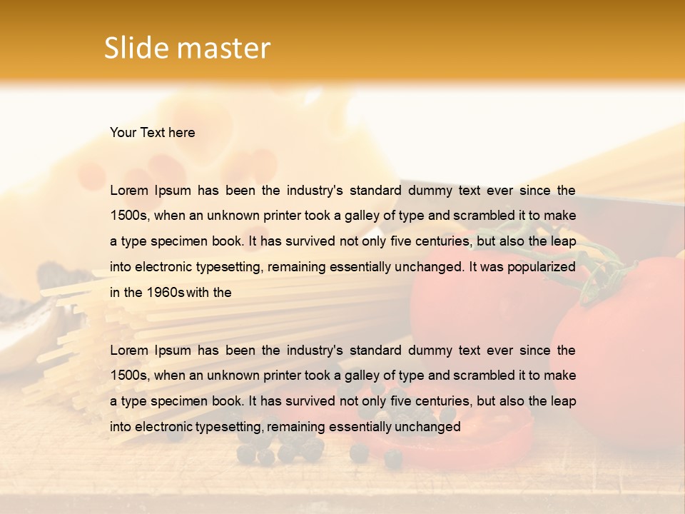 Healthy Sauce Diet PowerPoint Template