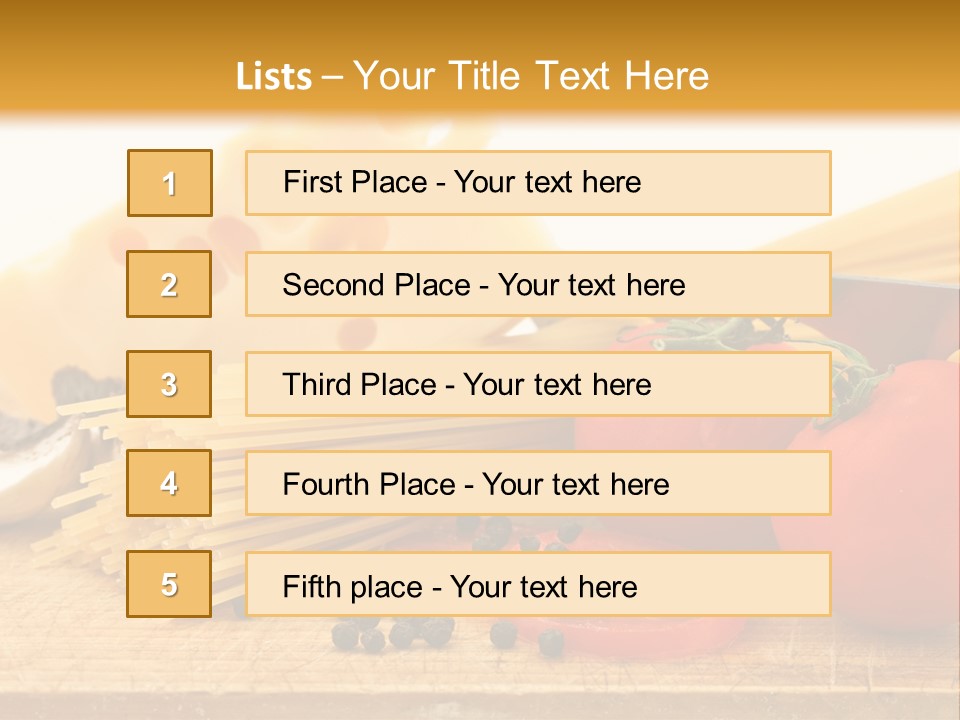 Healthy Sauce Diet PowerPoint Template