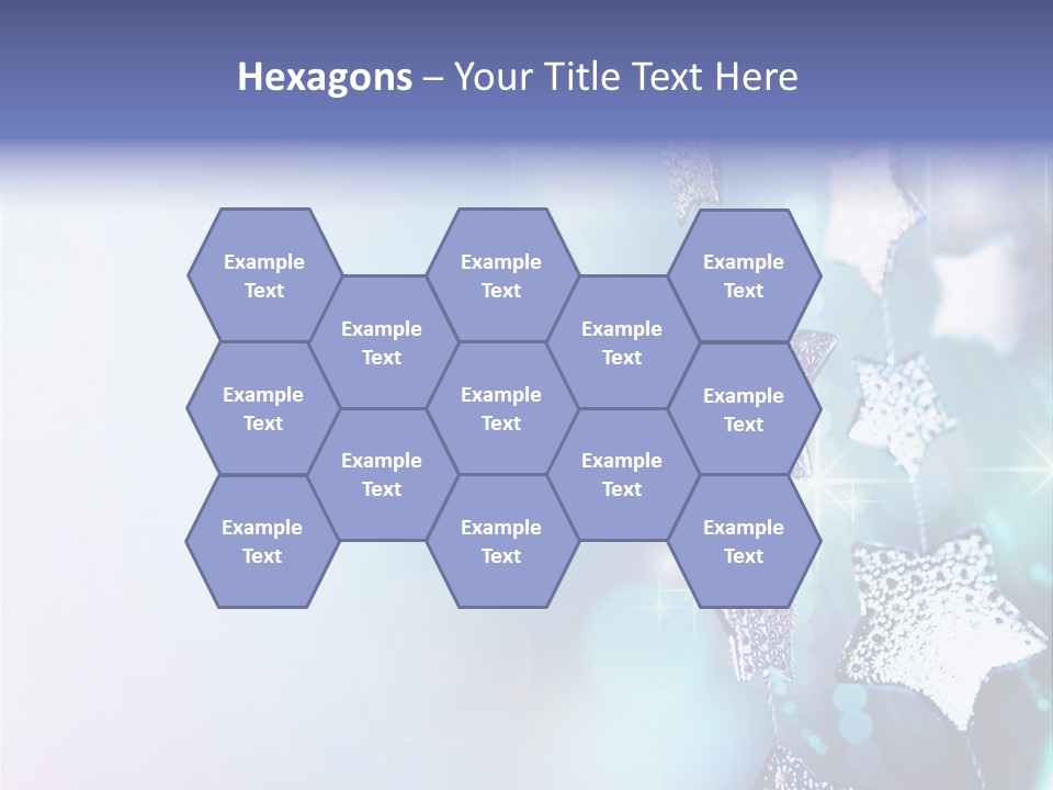 Blue Christmas Background PowerPoint Template