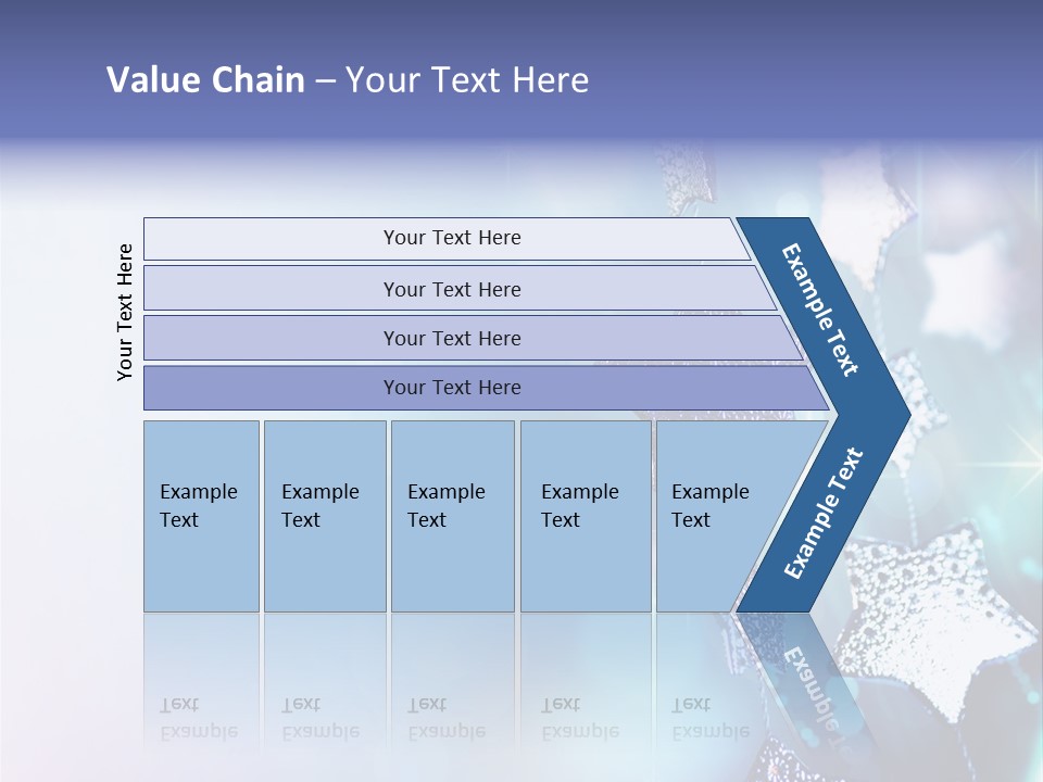 Blue Christmas Background PowerPoint Template