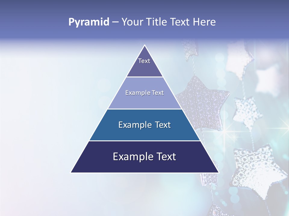 Blue Christmas Background PowerPoint Template