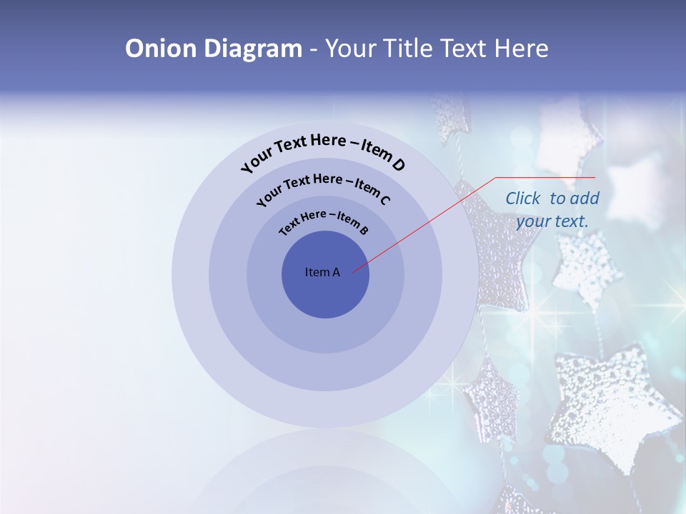 Blue Christmas Background PowerPoint Template