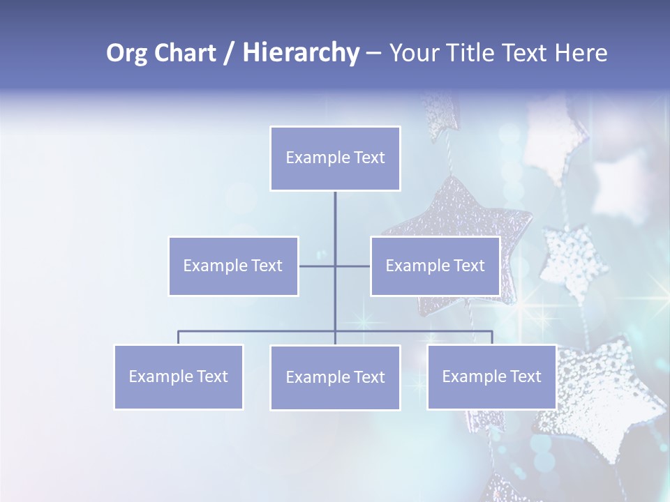 Blue Christmas Background PowerPoint Template