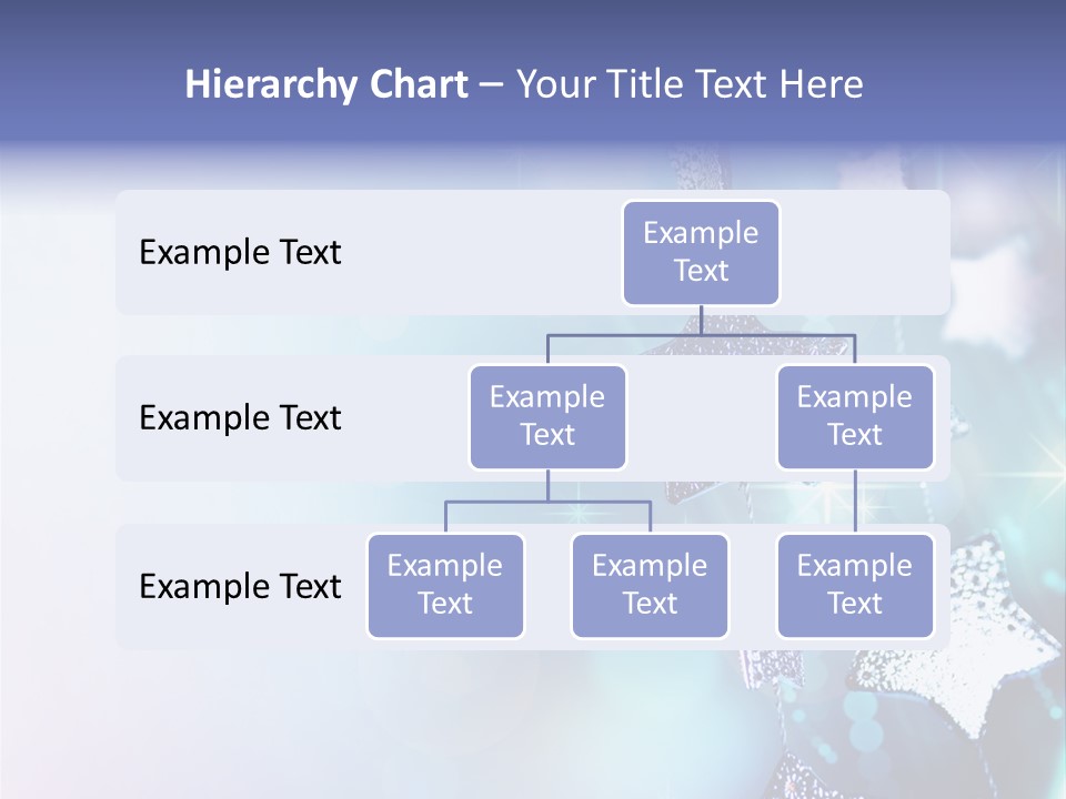 Blue Christmas Background PowerPoint Template