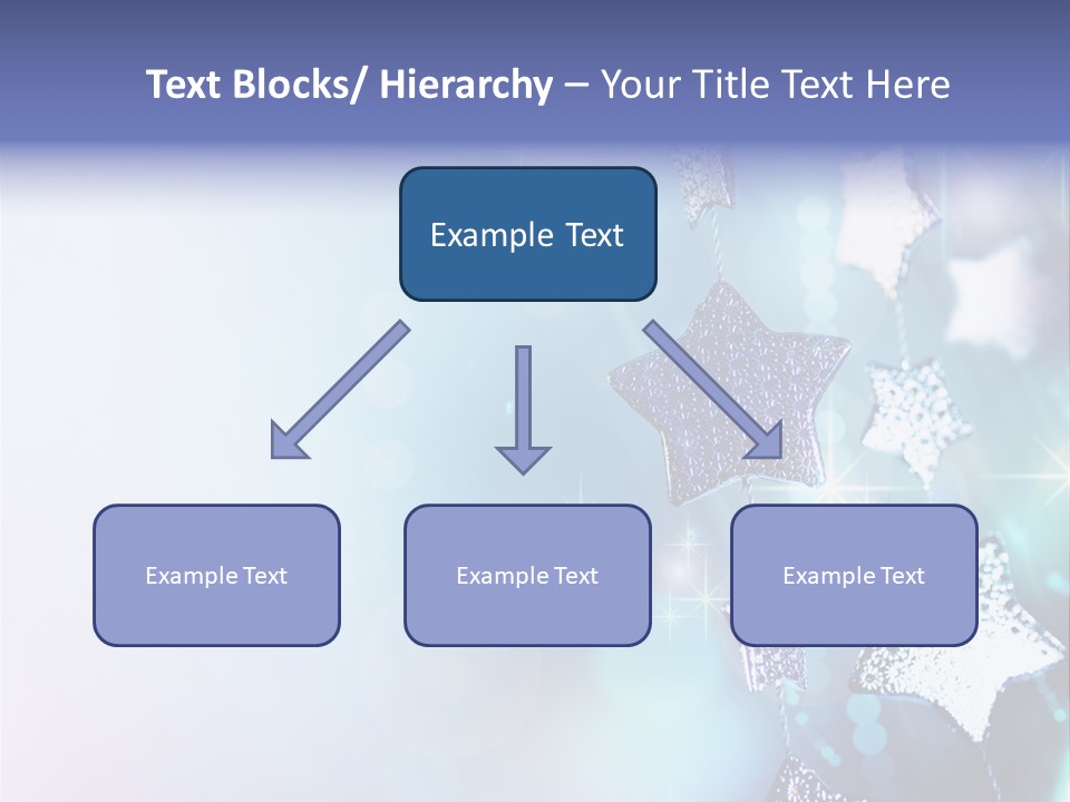 Blue Christmas Background PowerPoint Template
