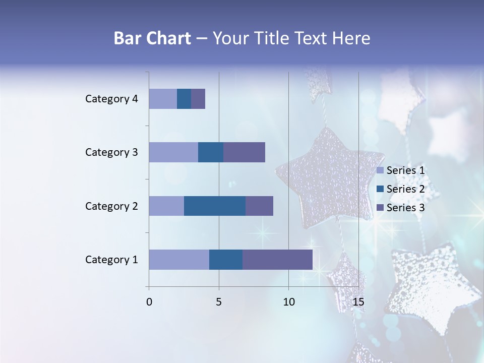 Blue Christmas Background PowerPoint Template