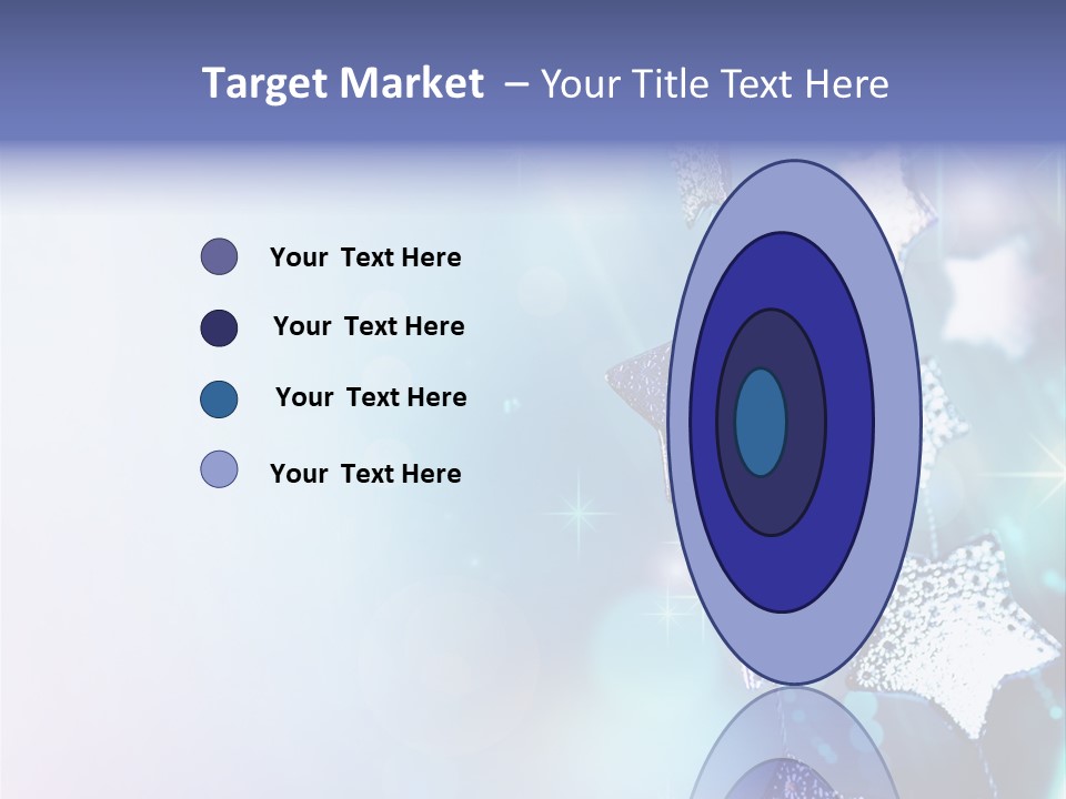 Blue Christmas Background PowerPoint Template