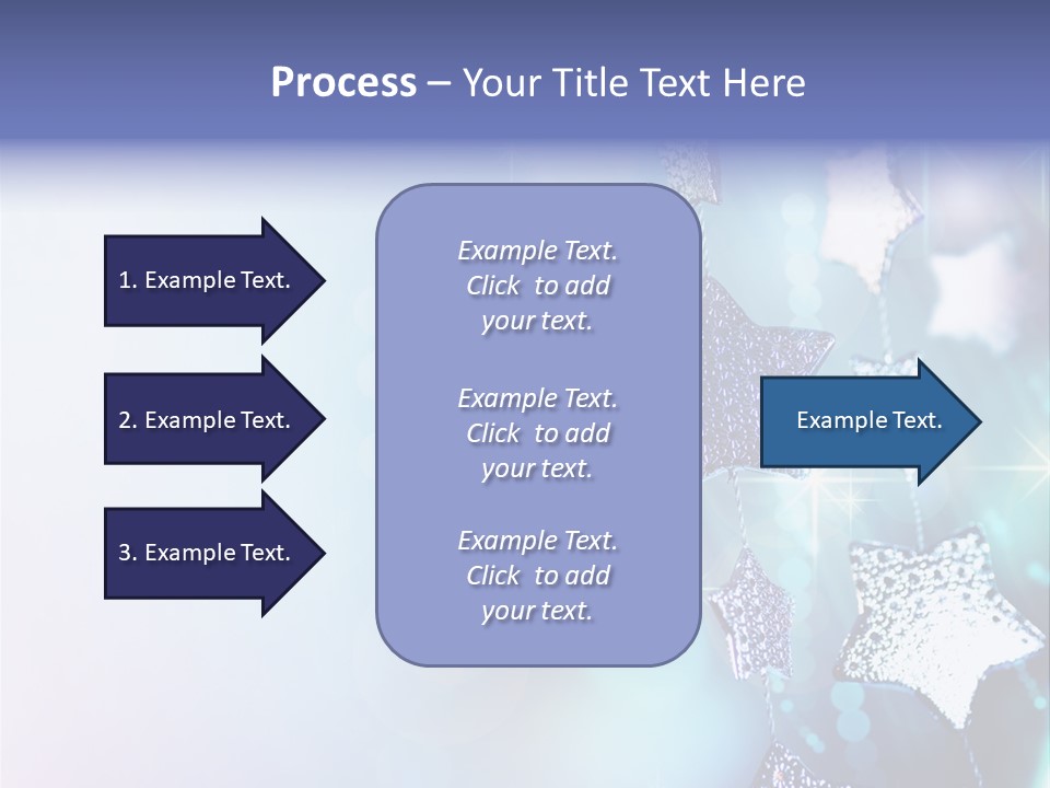 Blue Christmas Background PowerPoint Template