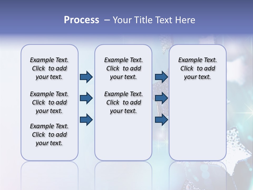Blue Christmas Background PowerPoint Template