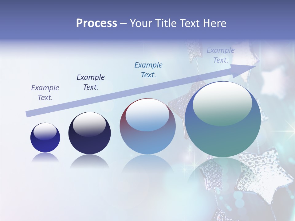 Blue Christmas Background PowerPoint Template