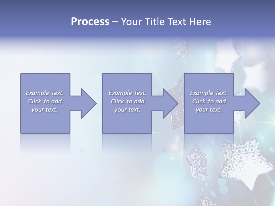 Blue Christmas Background PowerPoint Template
