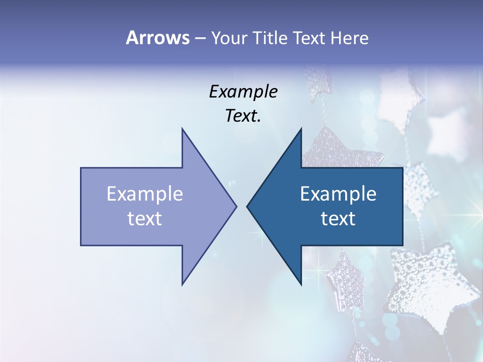 Blue Christmas Background PowerPoint Template