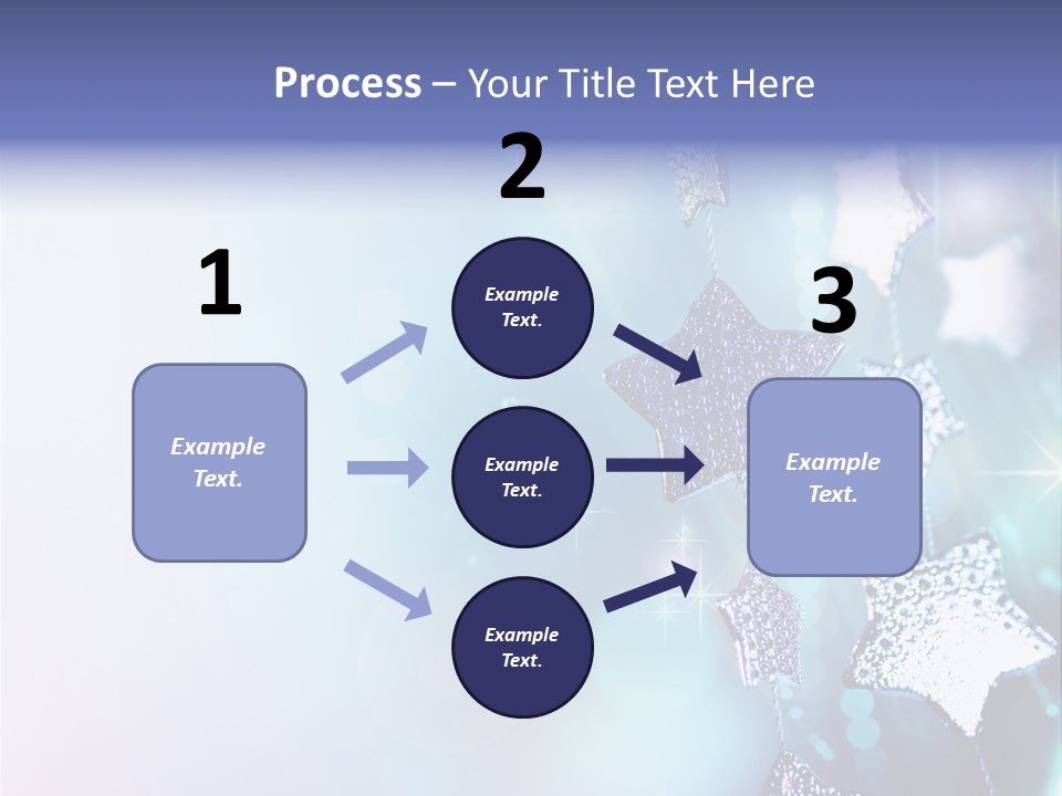 Blue Christmas Background PowerPoint Template