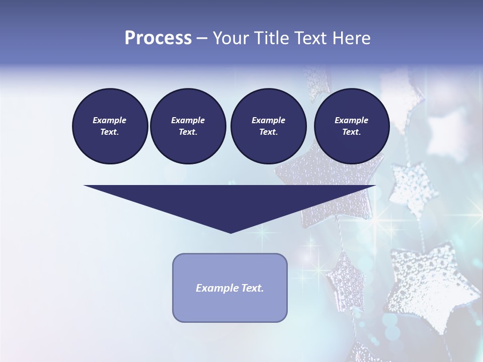 Blue Christmas Background PowerPoint Template