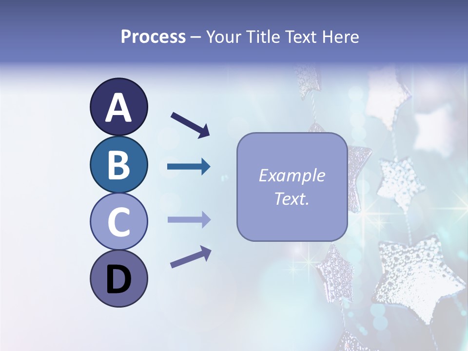 Blue Christmas Background PowerPoint Template