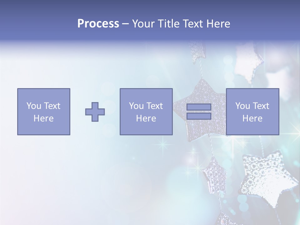 Blue Christmas Background PowerPoint Template